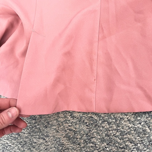 🌵Western 🌵 Custom Pink Cactus Tooled Leather Blazer- Medium - Picture 6 of 7